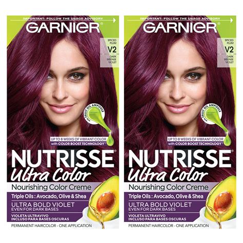 garnier purple hair color|More.